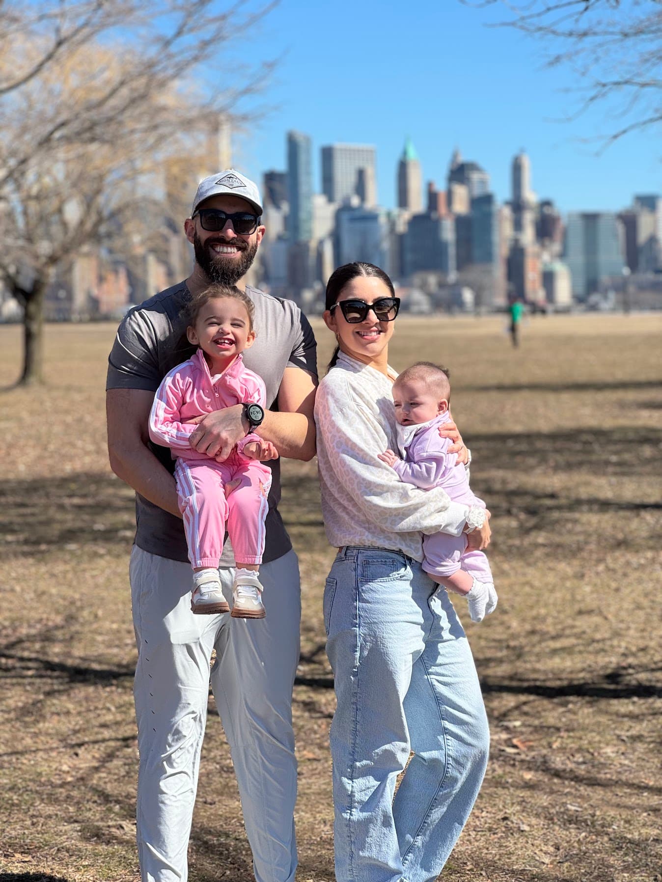 Tony Segreto with his family in Jersey City.